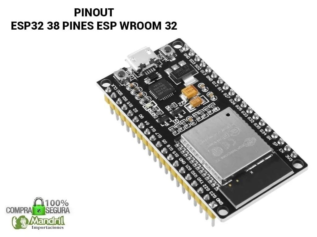Imagen de Módulo ESP32 WiFi + Bluetooth 38 Pines