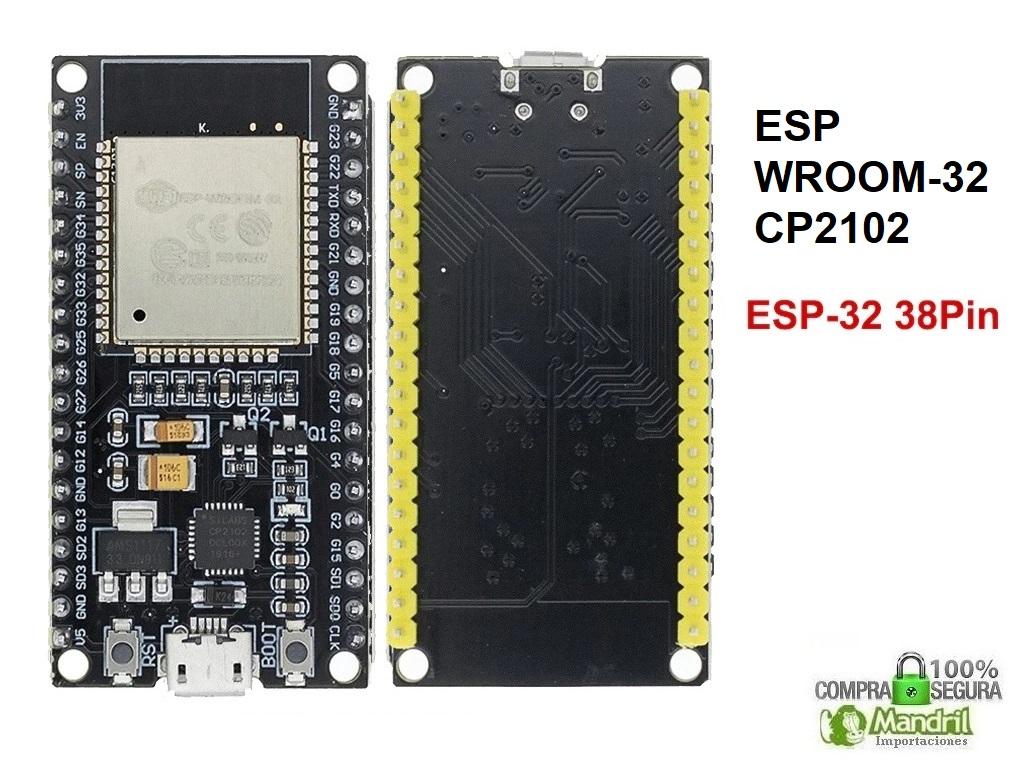 Imagen de Módulo ESP32 WiFi + Bluetooth 38 Pines