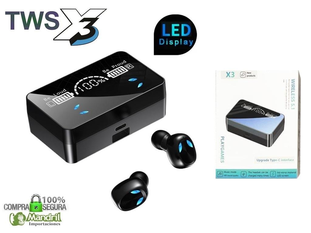 Imagen de Audífonos Inalámbricos Bluetooth TWS X3