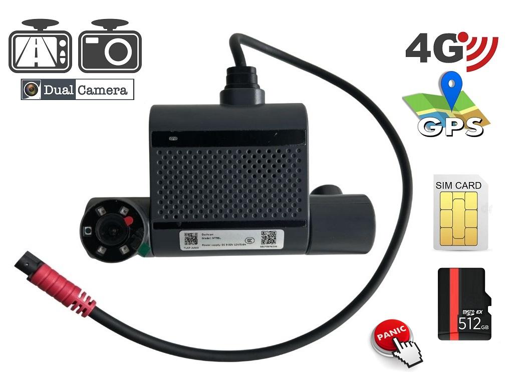 Imagen de Cámara Dash Cam Dual 4G GPS 512Gb 1080p 12-24v